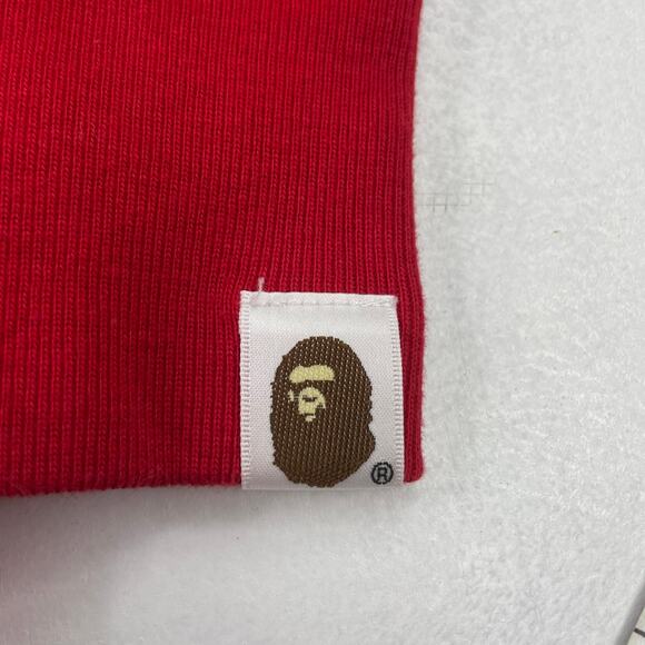 BAPE 2009 Flames College Logo Crewneck Size M - Picture 5 of 8